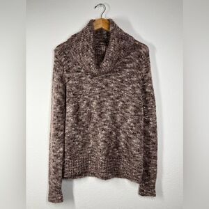 Esprit Women's Chunky Knit Wool Blend Sweater Turtle Neck Long Sleeve Size XS